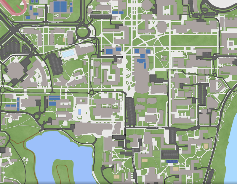 Map of UCSB Campus